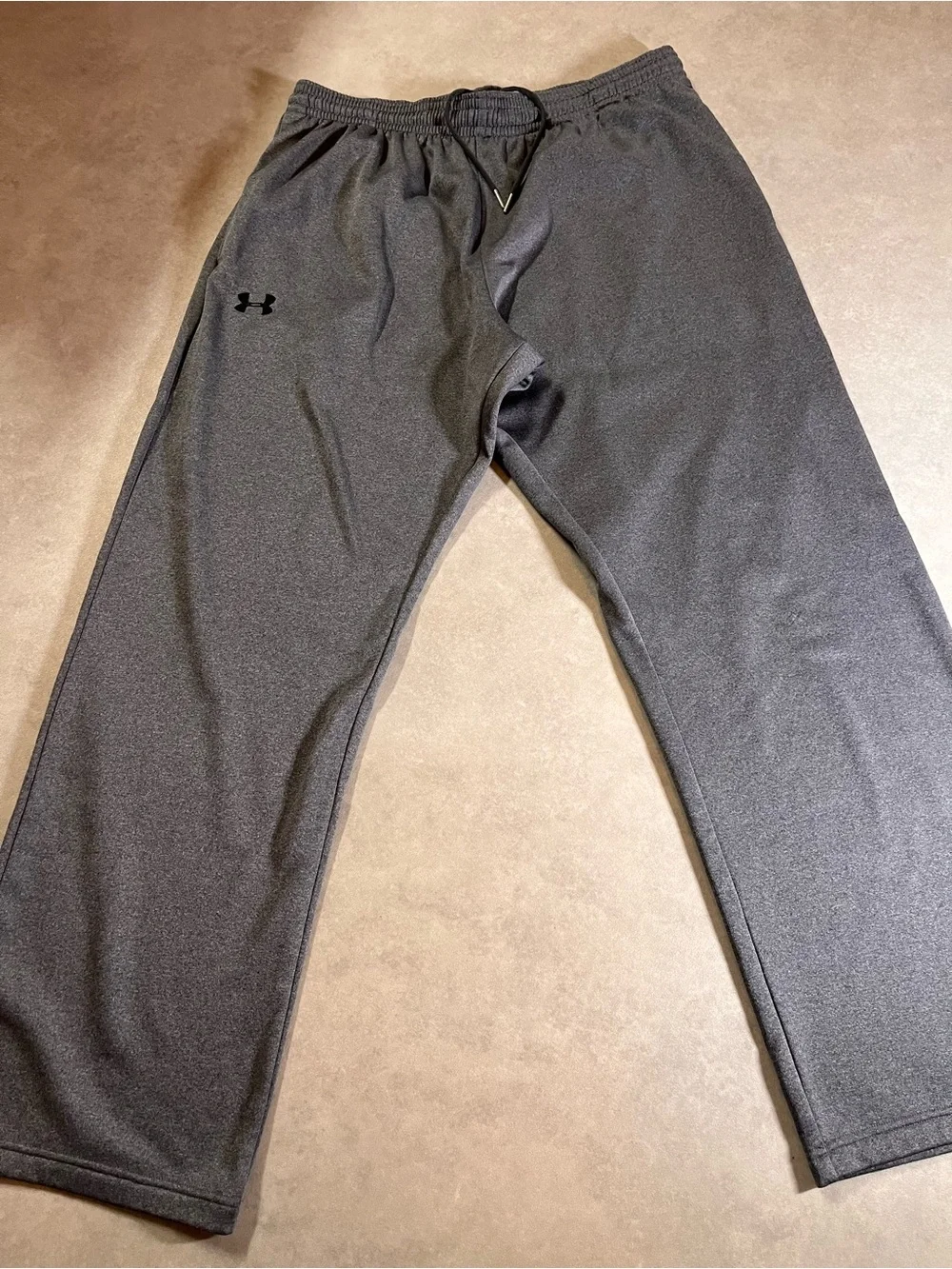 Under Armour Men's Charcoal Gray Athletic Joggers - Picture 4 of 5